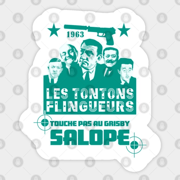 Les Tontons Flingueurs Sticker by Extracom